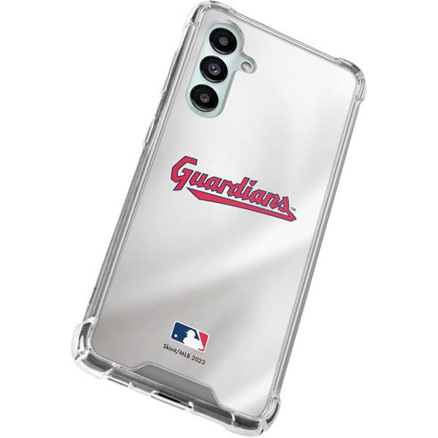 MLB Cleveland Guardians Home Jersey Galaxy A16 5G Clear Case