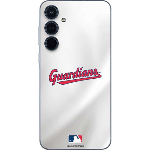 MLB Cleveland Guardians Home Jersey Galaxy A35 5G Skin