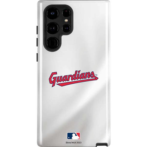 MLB Cleveland Guardians Home Jersey Galaxy S25 Ultra Impact Case