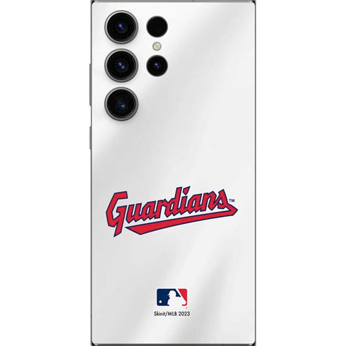 MLB Cleveland Guardians Home Jersey Galaxy S25 Ultra Skin