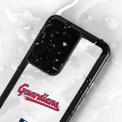 MLB Cleveland Guardians Home Jersey Galaxy S24 Ultra Waterproof Case