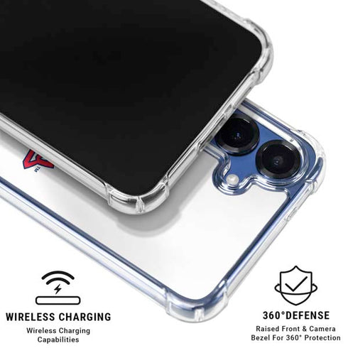 MLB Cleveland Guardians Home Jersey Galaxy S25 FE Clear Case