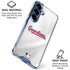 MLB Cleveland Guardians Home Jersey Galaxy S25 FE Clear Case