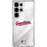 MLB Cleveland Guardians Home Jersey Galaxy S25 Ultra Clear Case