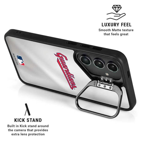 MLB Cleveland Guardians Home Jersey Galaxy S26 Kickstand Case