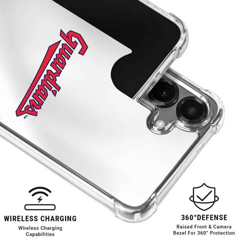 MLB Cleveland Guardians Home Jersey Galaxy S26 Plus Clear Case