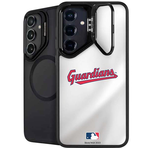 MLB Cleveland Guardians Home Jersey Galaxy S26 Plus Kickstand Case