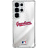 MLB Cleveland Guardians Home Jersey Galaxy S26 Ultra Clear Case