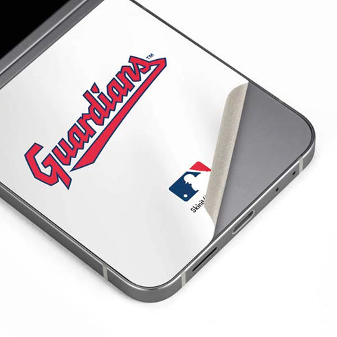 MLB Cleveland Guardians Home Jersey Galaxy Z Flip6 Skin