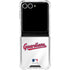 MLB Cleveland Guardians Home Jersey Galaxy Z Flip7 Clear Case