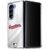 MLB Cleveland Guardians Home Jersey Galaxy Z Fold5 5G Clear Case