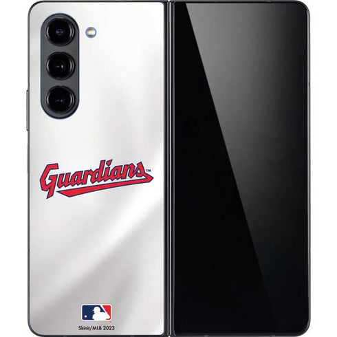 MLB Cleveland Guardians Home Jersey Galaxy Z Fold5 5G Skin