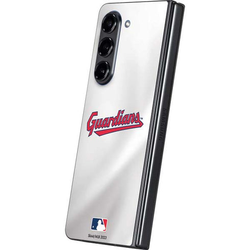 MLB Cleveland Guardians Home Jersey Galaxy Z Fold5 5G Skin