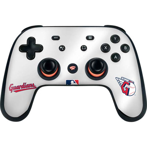 MLB Cleveland Guardians Home Jersey Google Stadia Controller Skin