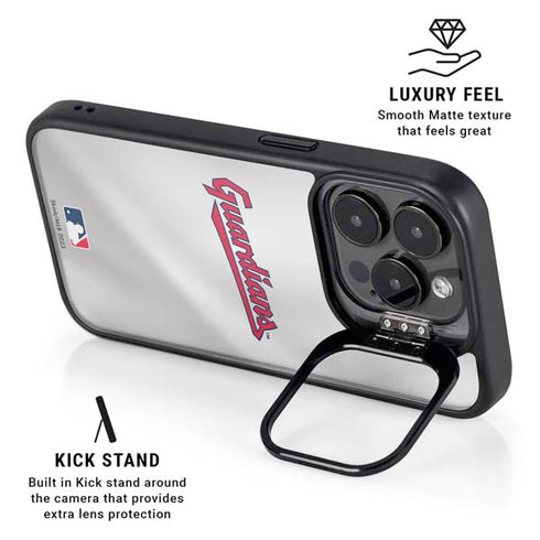 MLB Cleveland Guardians Home Jersey iPhone 13 Pro Kickstand Case