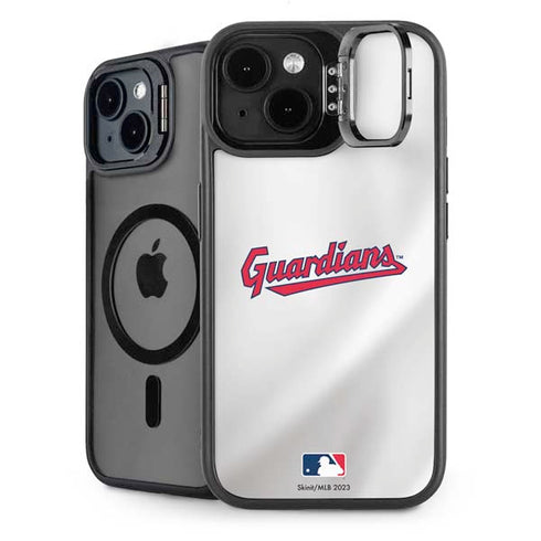 MLB Cleveland Guardians Home Jersey iPhone 15 Plus Kickstand Case