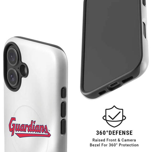 MLB Cleveland Guardians Home Jersey iPhone 16 Magsafe Impact Case