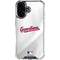 MLB Cleveland Guardians Home Jersey iPhone 16 Plus Clear Case