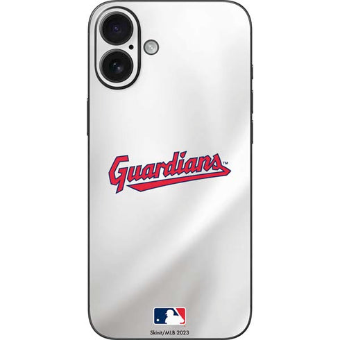 MLB Cleveland Guardians Home Jersey iPhone 16 Plus Skin