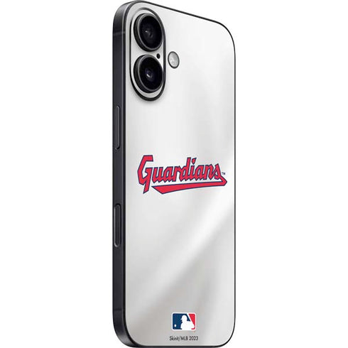 MLB Cleveland Guardians Home Jersey iPhone 16 Plus Skin