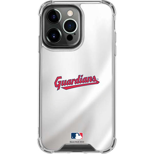 MLB Cleveland Guardians Home Jersey iPhone 16 Pro Clear Case