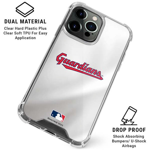 MLB Cleveland Guardians Home Jersey iPhone 16 Pro Clear Case