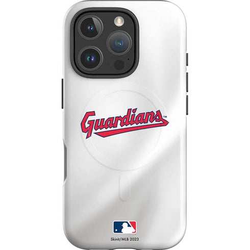 MLB Cleveland Guardians Home Jersey iPhone 16 Pro Magsafe Impact Case