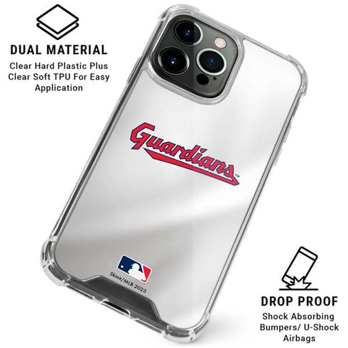 MLB Cleveland Guardians Home Jersey iPhone 16 Pro Max Clear Case