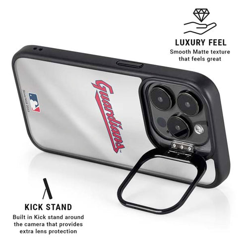 MLB Cleveland Guardians Home Jersey iPhone 16 Pro Max Kickstand Case