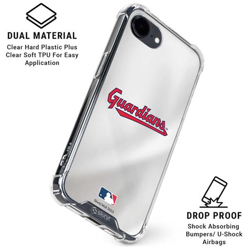 MLB Cleveland Guardians Home Jersey iPhone 16e Clear Case