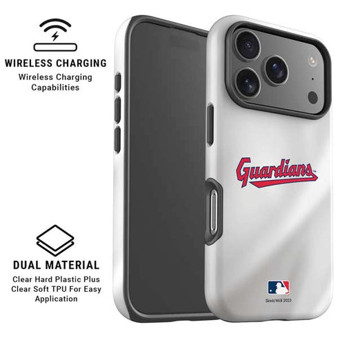 MLB Cleveland Guardians Home Jersey iPhone 17 Pro Max Magsafe Impact Case