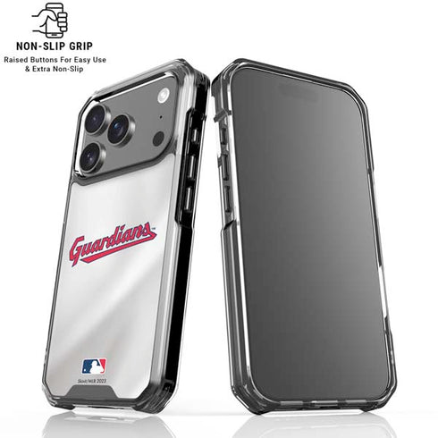 MLB Cleveland Guardians Home Jersey iPhone 18 Pro Clear Case