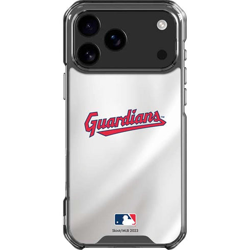 MLB Cleveland Guardians Home Jersey iPhone 18 Pro Max Clear Case