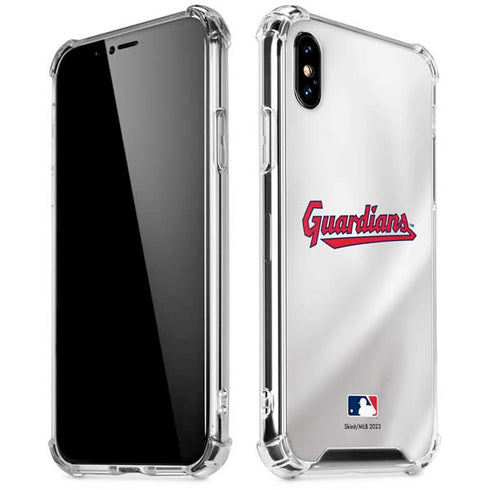 MLB Cleveland Guardians Home Jersey iPhone X/XS Clear Case