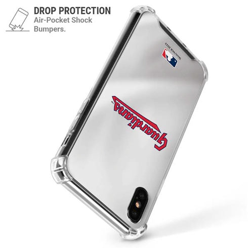 MLB Cleveland Guardians Home Jersey iPhone X/XS Clear Case