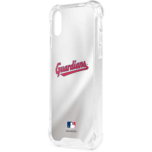 MLB Cleveland Guardians Home Jersey iPhone XS Clear Case