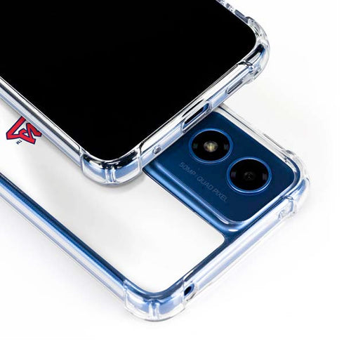 MLB Cleveland Guardians Home Jersey Moto G Play 4G (2024) Clear Case