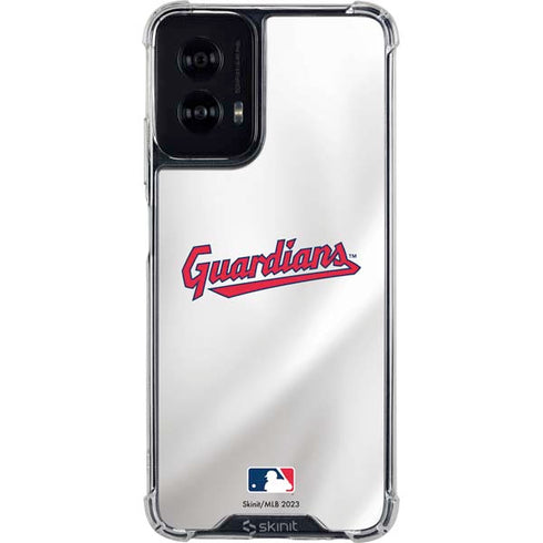 MLB Cleveland Guardians Home Jersey Moto G Power 5G (2024) Clear Case