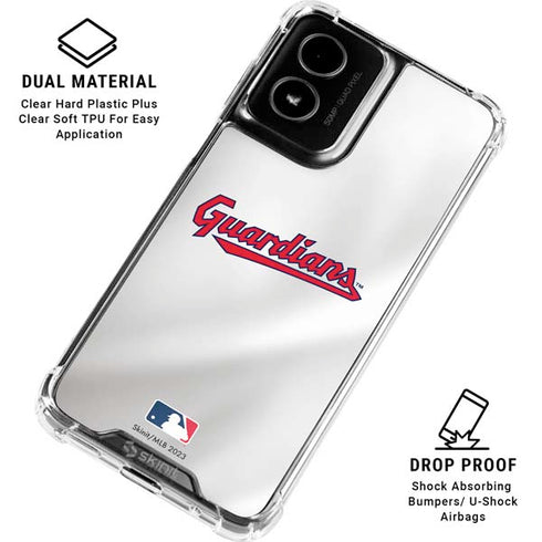 MLB Cleveland Guardians Home Jersey Moto G Power 5G (2024) Clear Case
