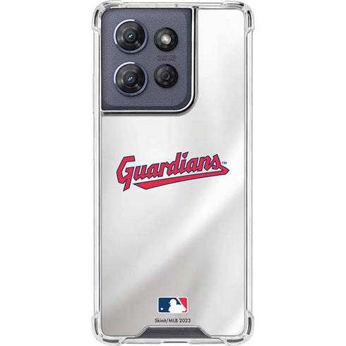 MLB Cleveland Guardians Home Jersey Moto G Power 5G (2025) Clear Case