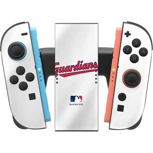 MLB Cleveland Guardians Home Jersey Nintendo Switch 2 (2025) Joy-Con Controller Skin