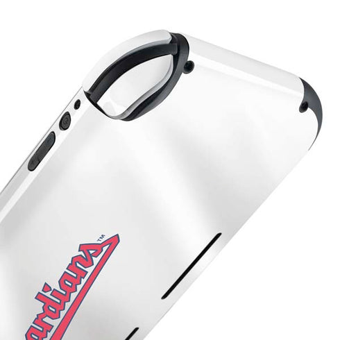 MLB Cleveland Guardians Home Jersey Nintendo Switch Lite Skin