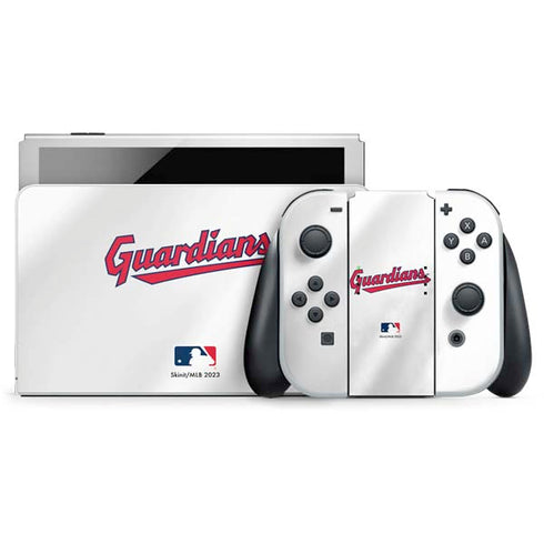 MLB Cleveland Guardians Home Jersey Nintendo Skins