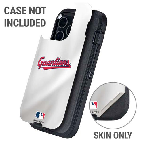 MLB Cleveland Guardians Home Jersey Otterbox Defender iPhone Skin