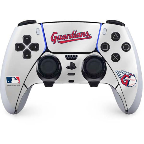 MLB Cleveland Guardians Home Jersey PS5 DualSense Edge Pro Controller Skin