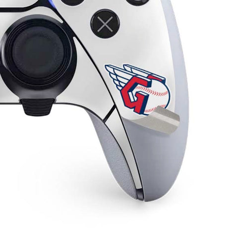 MLB Cleveland Guardians Home Jersey PS5 DualSense Edge Pro Controller Skin