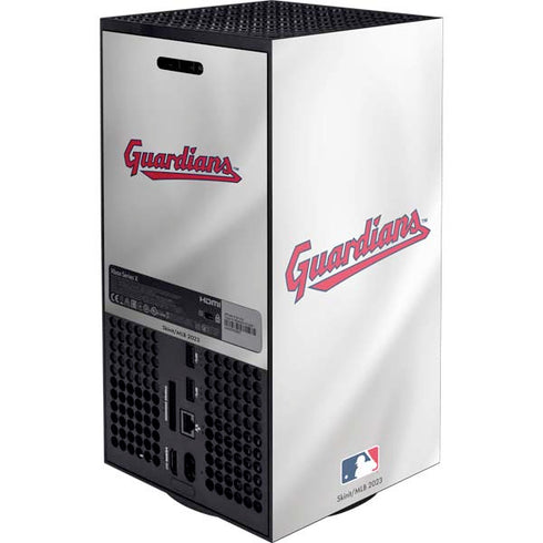 MLB Cleveland Guardians Home Jersey XBox Series X Digital Edition Console Skin