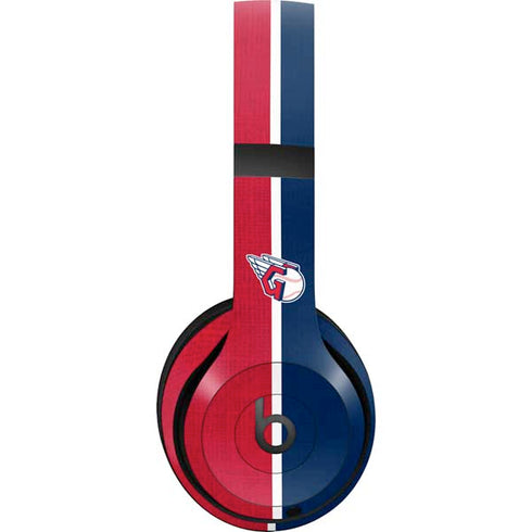 MLB Cleveland Guardians Split Beats Studio Pro Wireless Headphones Skin