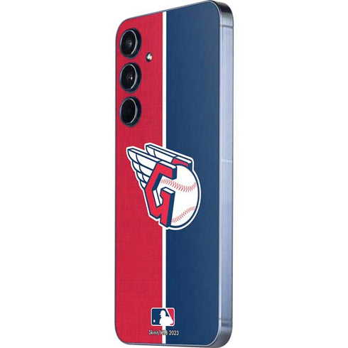 MLB Cleveland Guardians Split Galaxy A35 5G Skin