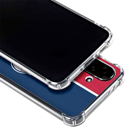MLB Cleveland Guardians Split Galaxy A36 5G Clear Case